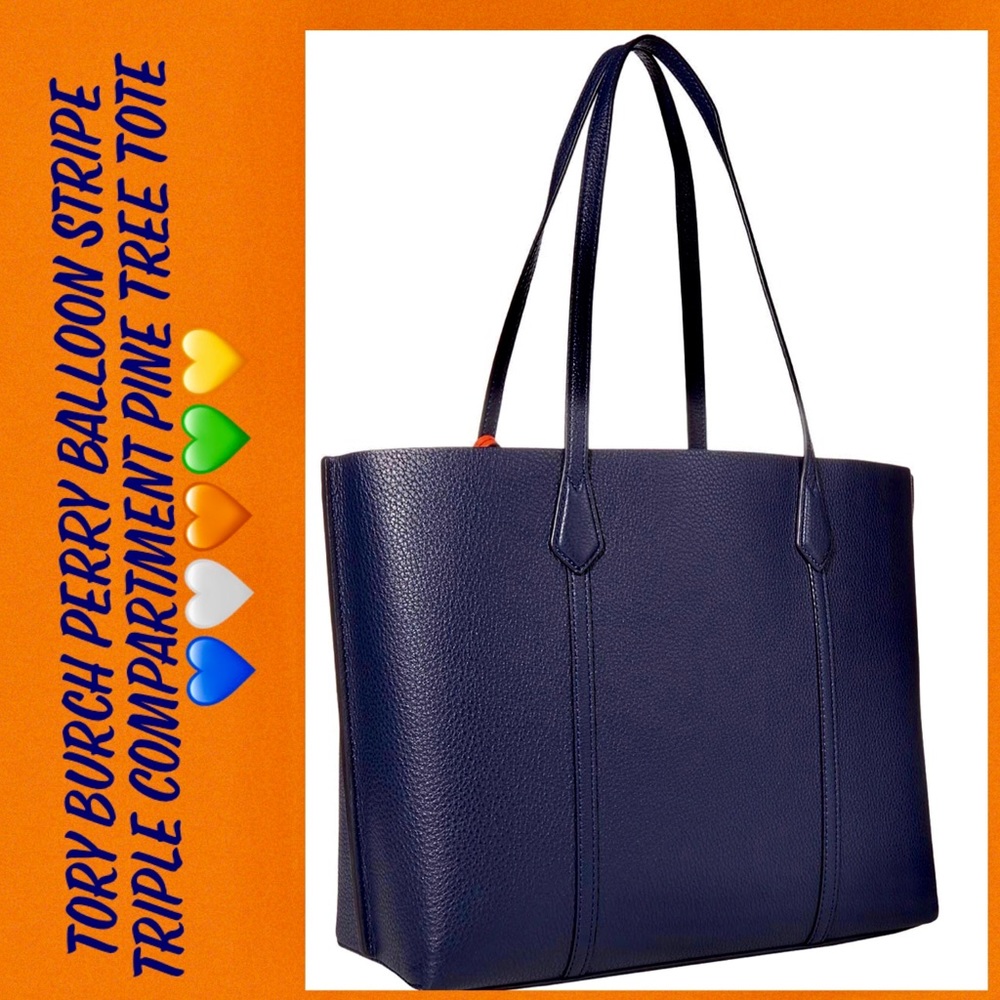 SOLD‼️TORY BURCH PERRY TRIPLE COMPARTMENT TOTE BAG - Picture 2 of 6